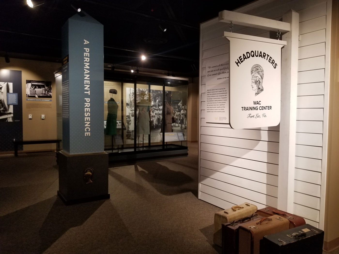 A Permanent Presence exhibits at the US Army Women's Museum.